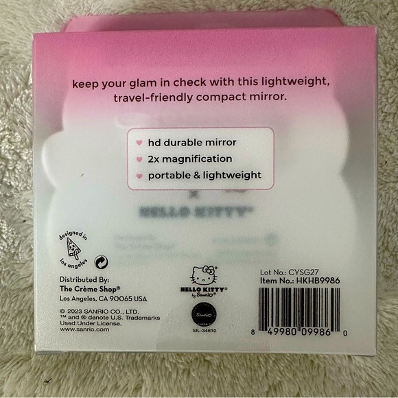 Hello Kitty x The Crème Shop Compact Mirror NWT - Picture 2 of 4